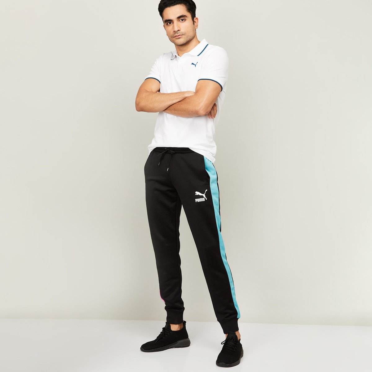 Puma Band Collar Polo White