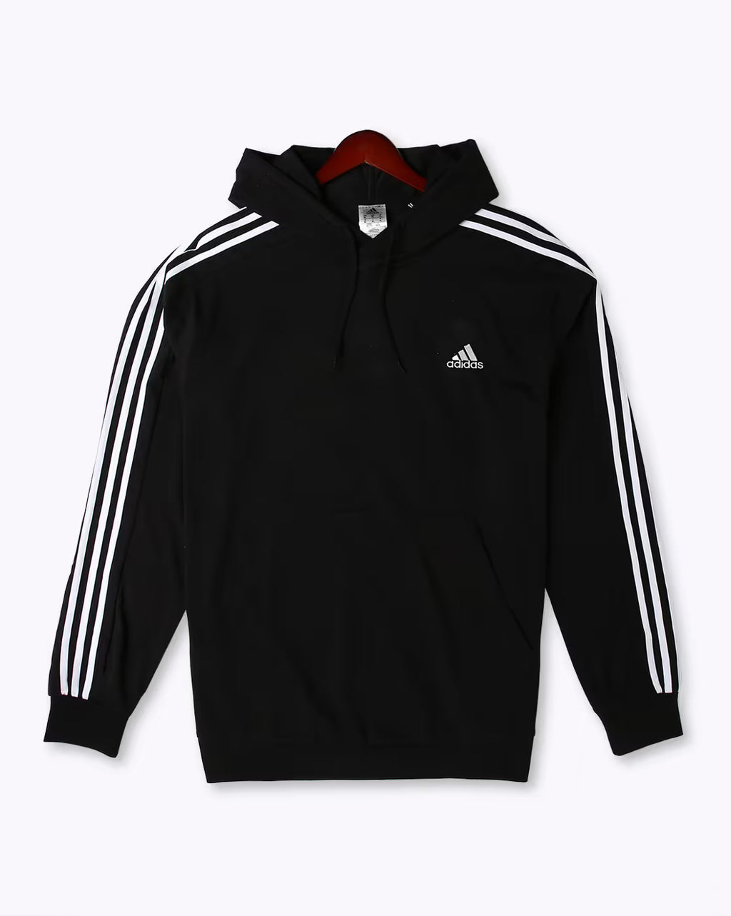 Adidas Cotton Full Sleeves Striped Sweatshirt for Men