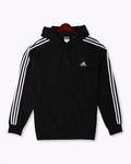 Adidas Cotton Full Sleeves Striped Sweatshirt for Men