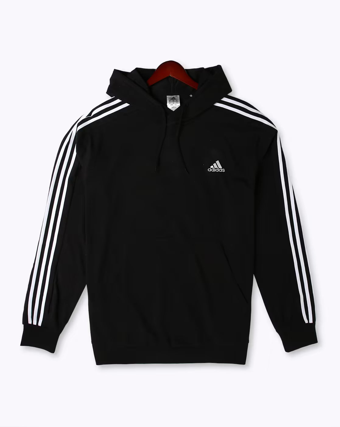 Adidas Cotton Full Sleeves Striped Sweatshirt for Men