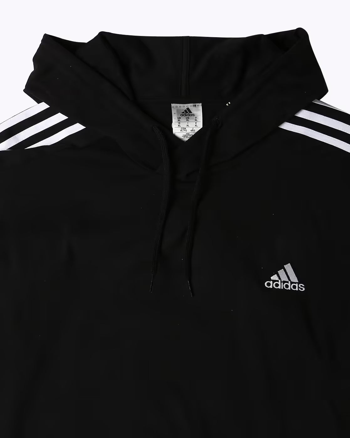 Adidas Cotton Full Sleeves Striped Sweatshirt for Men