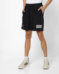 Adidas Polyester Logo Print Shorts for Men