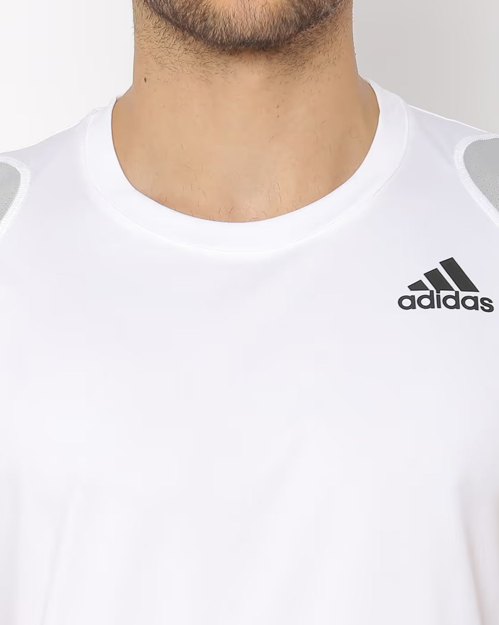 Adidas Printed T-Shirt White