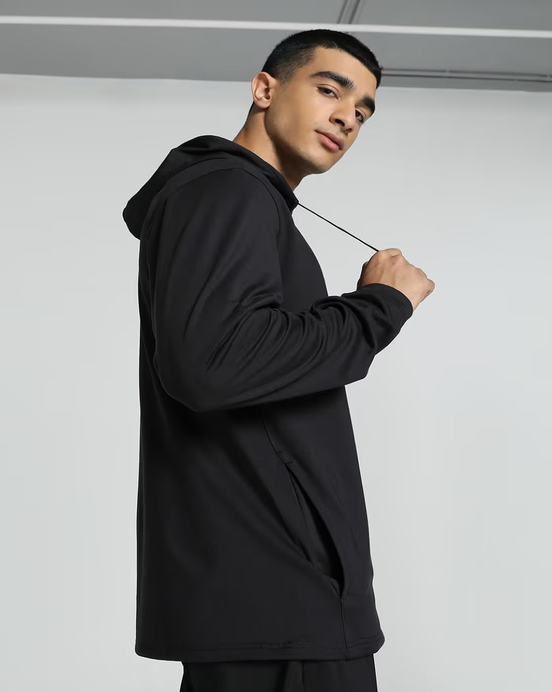 Puma Style Long Sleeve Tee Black
