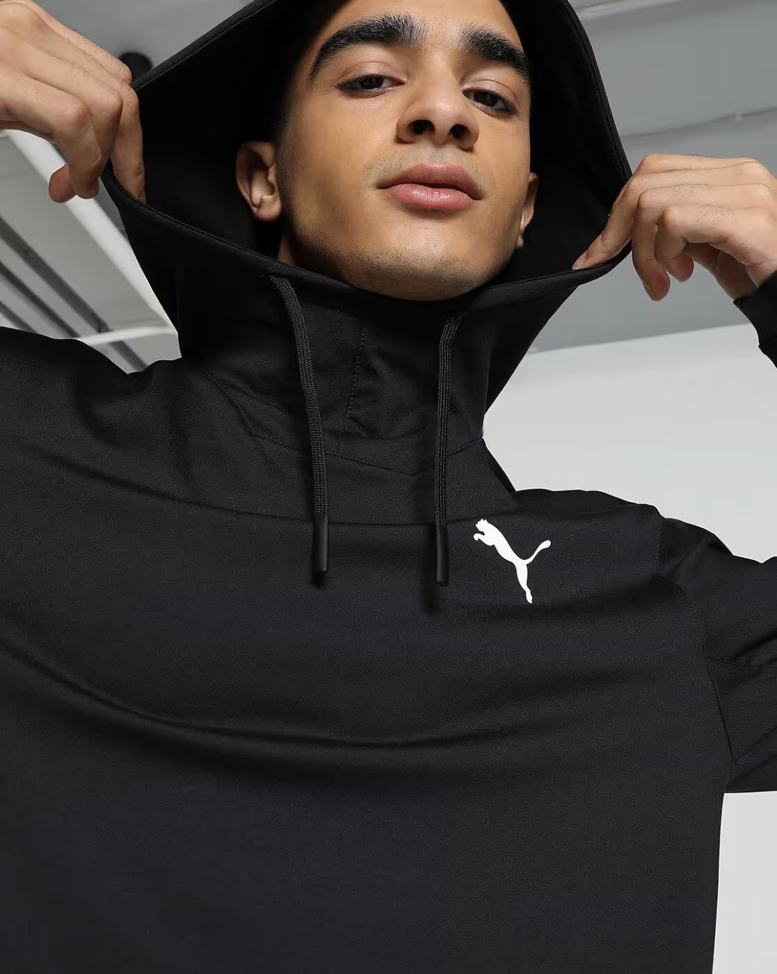 Puma Style Long Sleeve Tee Black