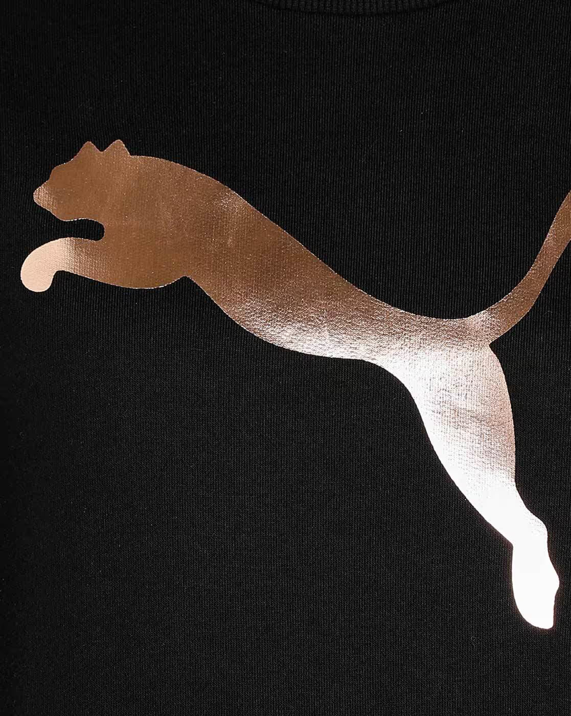 Puma Graphic Crew Sweat Black