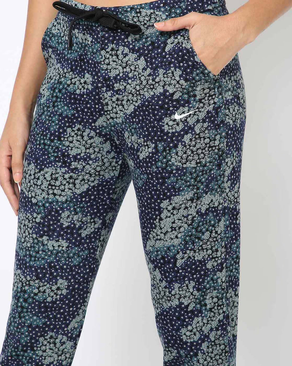 Nike Women's Dri-FIT French Terry All-Over Print 7/8 Pants