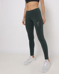 Adidas Women's Tight Fit Logo Print Gym Sports Trackpant