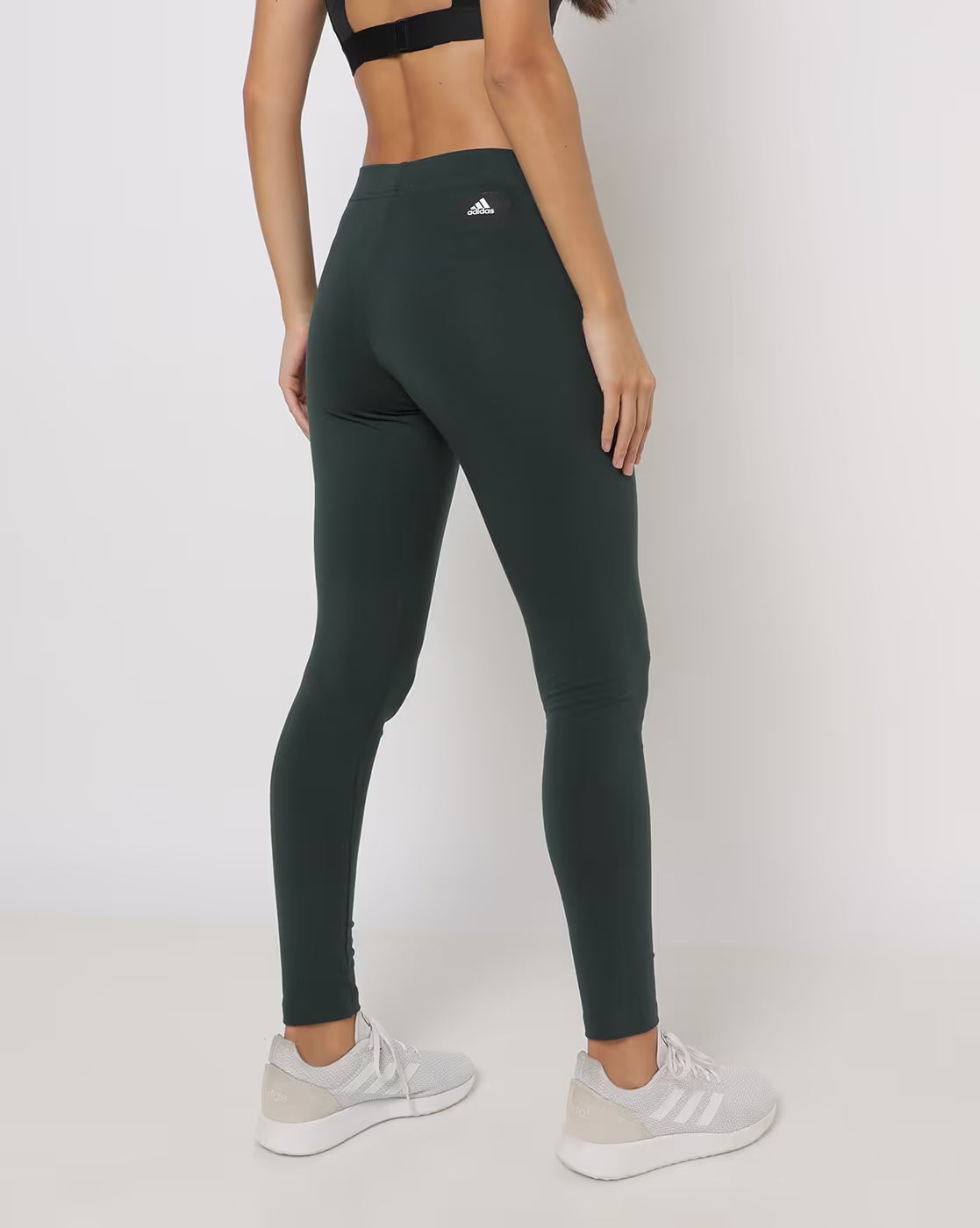 Adidas Women's Tight Fit Logo Print Gym Sports Trackpant