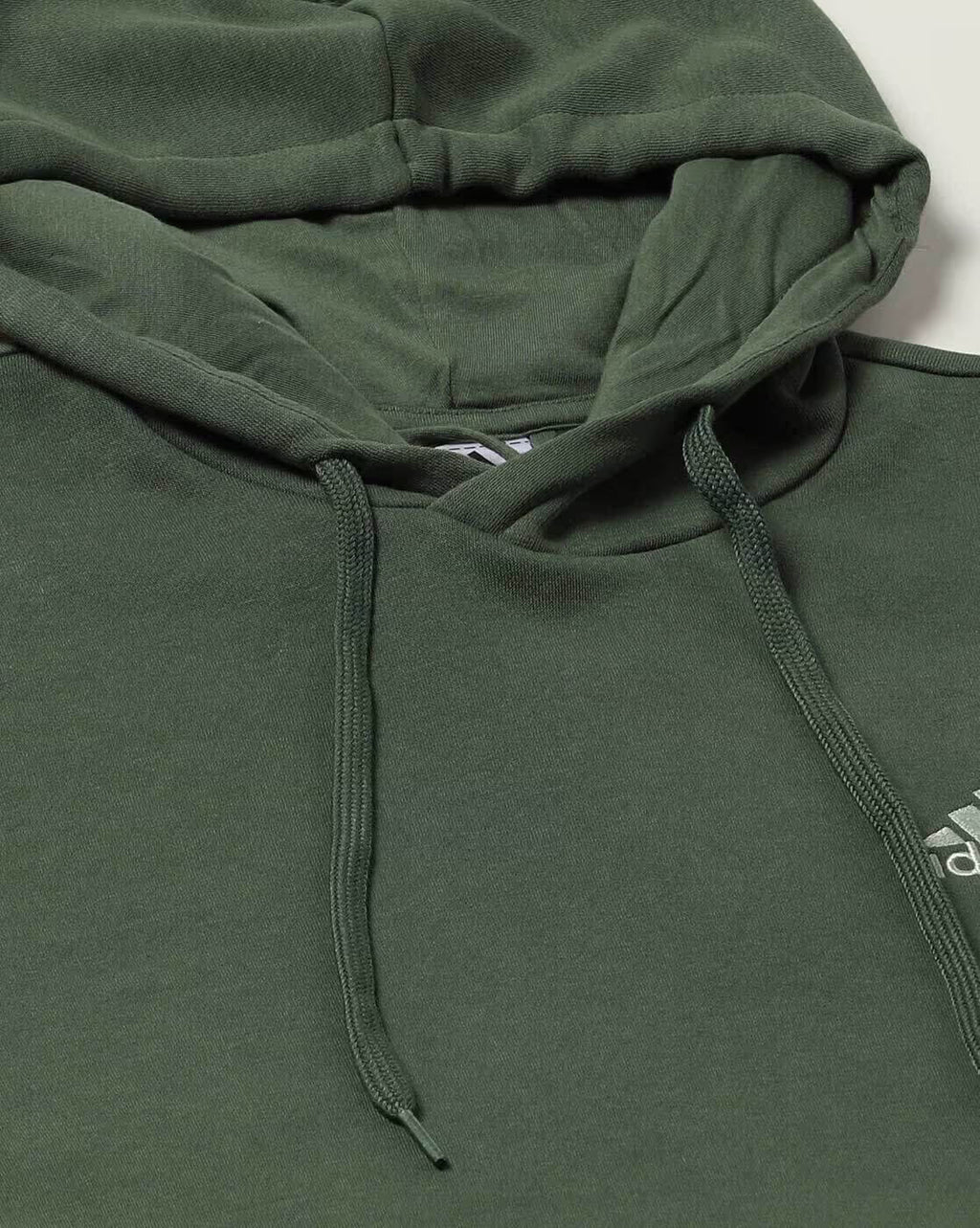 Adidas Men Hooded Full Sleeves Pullover Logo Print Sweatshirt
