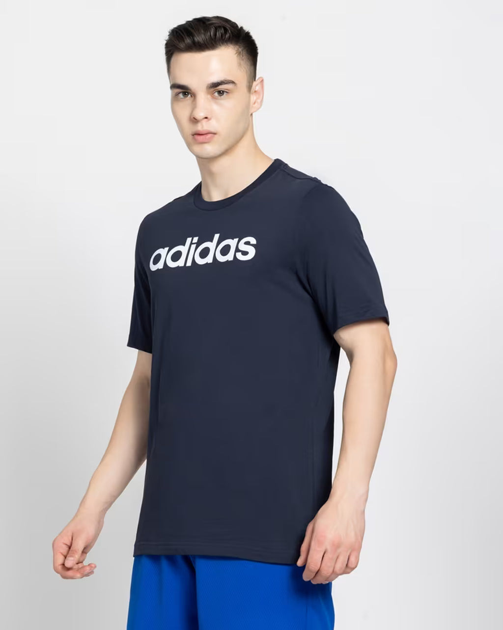 Adidas Printed T-Shirt Blue XL
