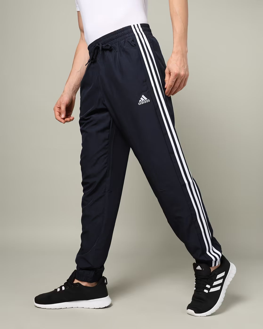 Adidas Cotton Striped Trackpant for Men