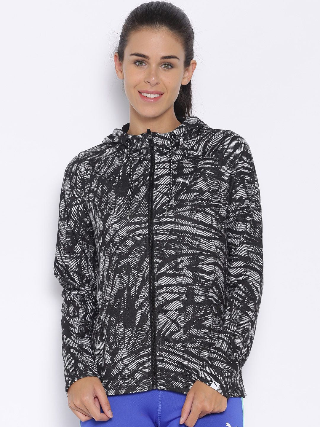 Puma Women's Collision Full-Zip Hoodie Cotton Blend