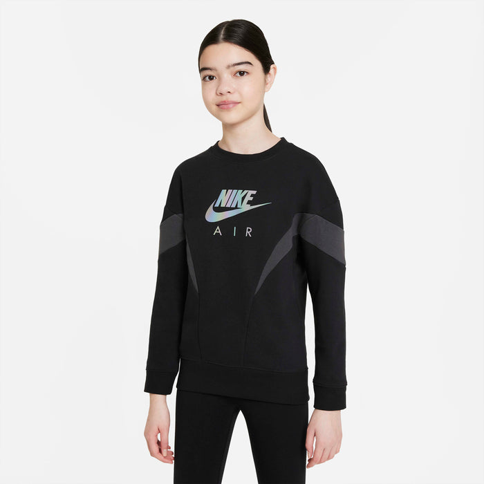 Nike Girls' Nike Sportswear Air Boyfriend Fit French Terry Crewneck