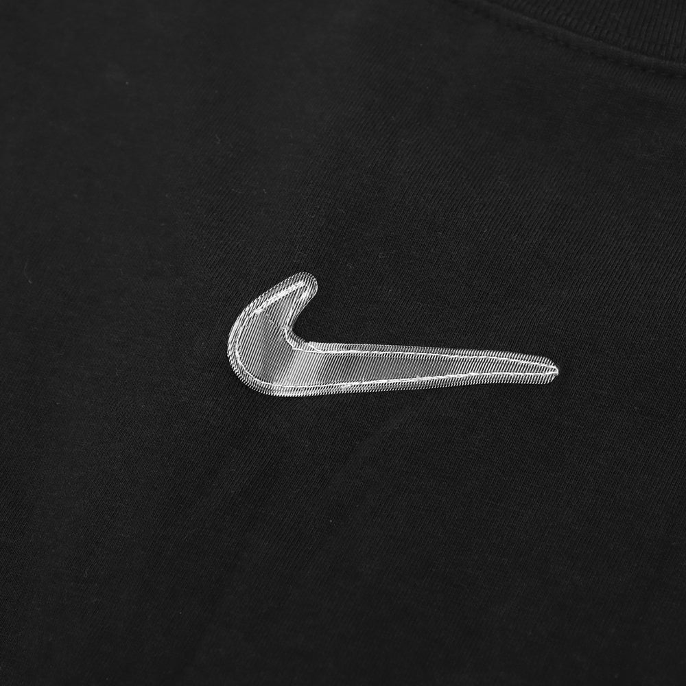 Nike Sportswear Swoosh Graphic Long-Sleeve Top
