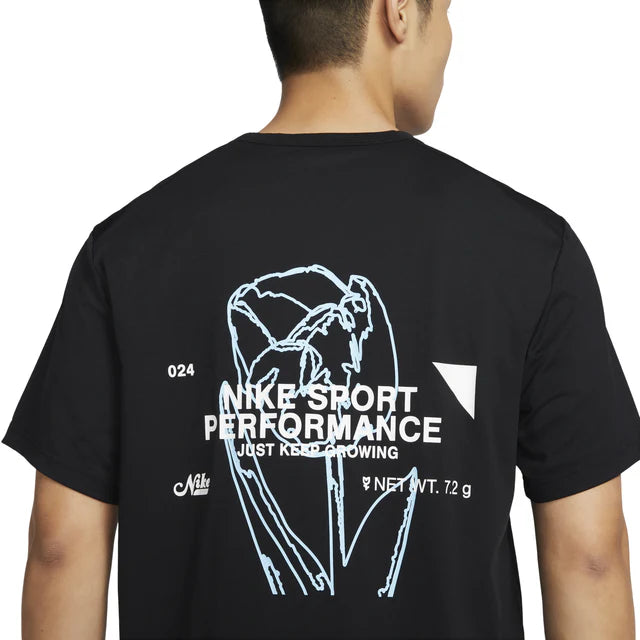 Nike Dri-FIT UV Hyverse Short-Sleeve Graphic Training Top
