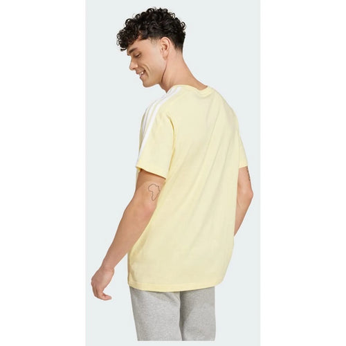 Adidas Men Crew Neck Short Sleeve Striped T Shirt