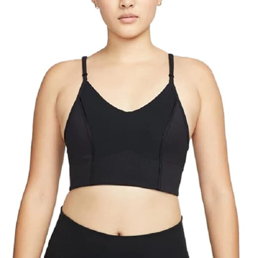 Nike Women's Dri-FIT Indy Longline Shine Bra