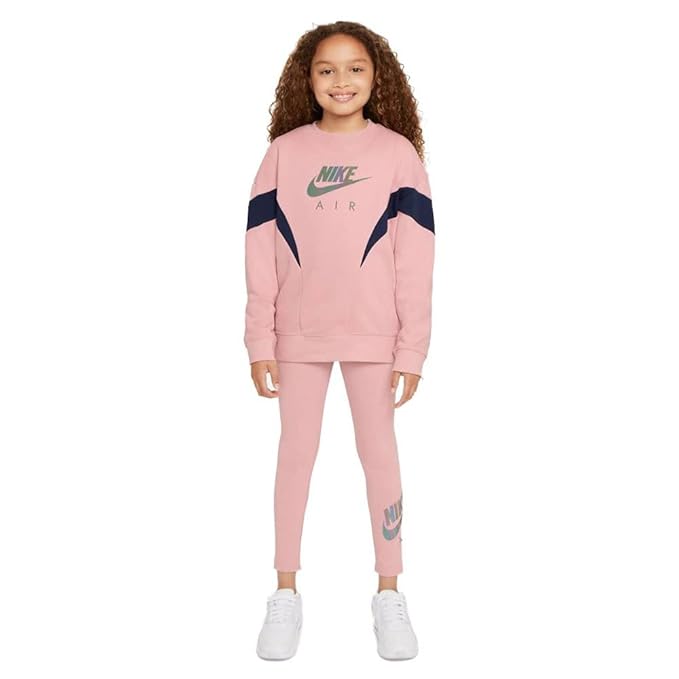 Nike Sportswear Girls' Air  Fleece Crewneck Top