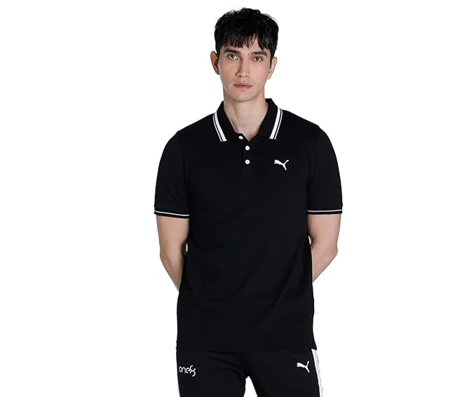 Puma Men's Varsity Polo Black