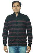 Puma Striped Full Zip Sweater