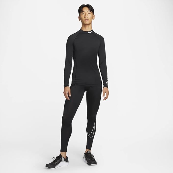 Nike AS M Men's Performance Tight Long Sleeve Mock Neck Baselayer