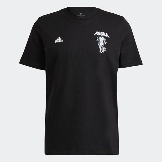 Adidas Logo Print T-Shirt Black