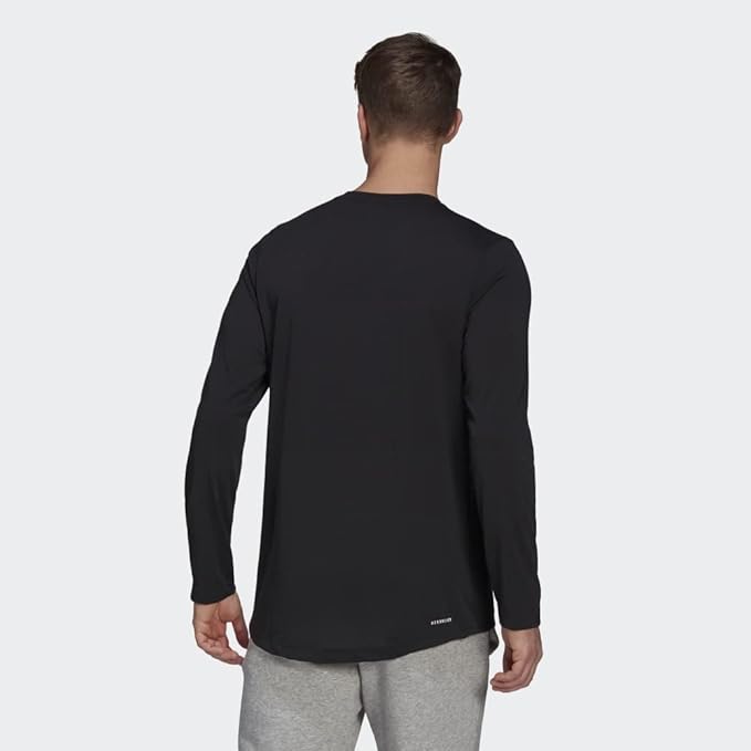 Adidas Logo Print T-Shirt Black