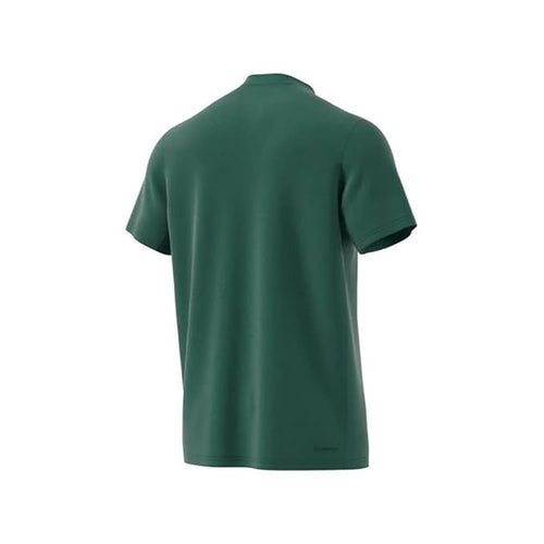 Adidas Men's Short-Sleeves Johnny Collar Logo Print T-Shirt