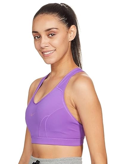 Nike Dri-FIT Swoosh Icon Clash V-Neck Sports Bra