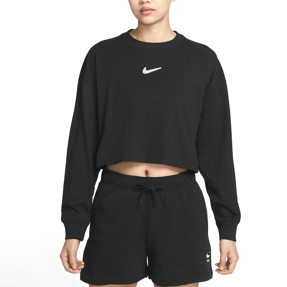 Nike Sportswear Swoosh Graphic Long-Sleeve Top
