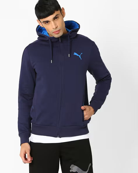 Puma Hero Full Zip Hoody FL Peacoat