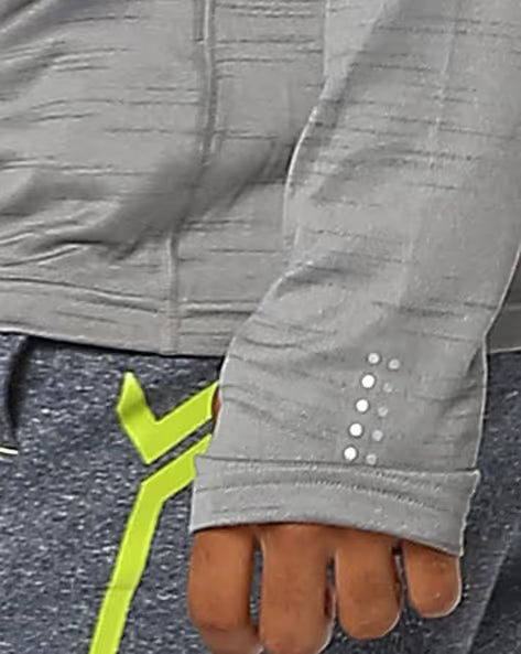 Puma Rebel-Run Long Sleeve Tee Medium Gray