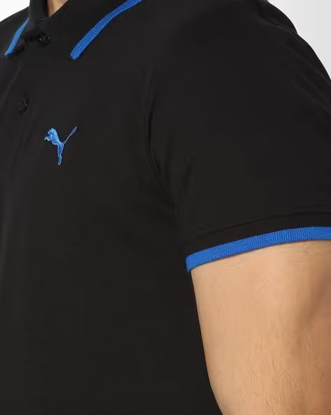 Puma FUN Pique Polo Black-Sodalite