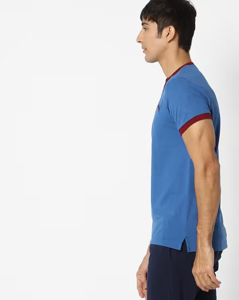 Puma India Henley Polo TRUE BLUE Heather