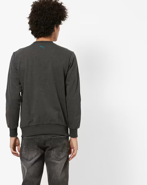 Puma FD No.1 Large Logo Crew Dark Grey