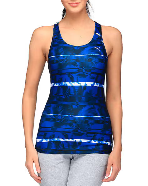 Puma Essential Graphic Racerback Tank Top