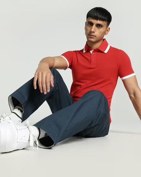 Puma Men's Essentials Pique Tipping Polo