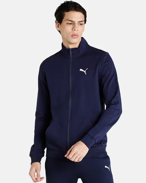 Puma ESS Sweat Jacket TR Peacoat