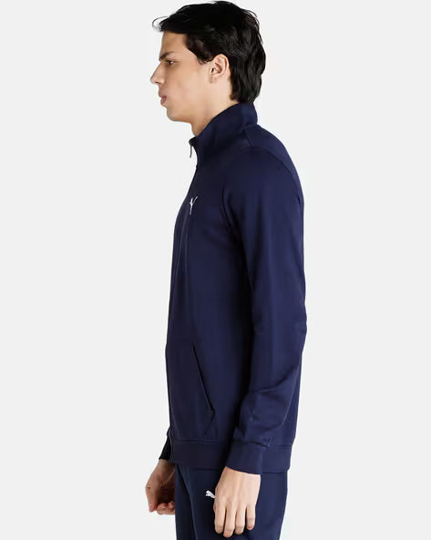 Puma ESS Sweat Jacket TR Peacoat
