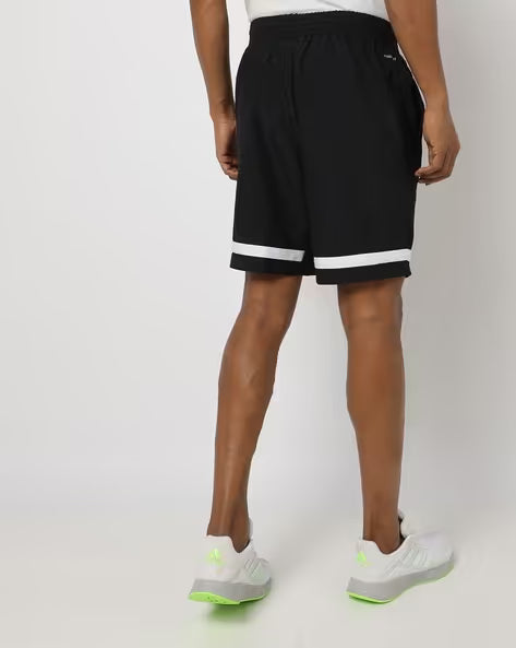Adidas Polyester Logo Print Shorts for Men