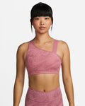 Nike Dri-FIT Swoosh Asymmetrical All-Over Print Bra