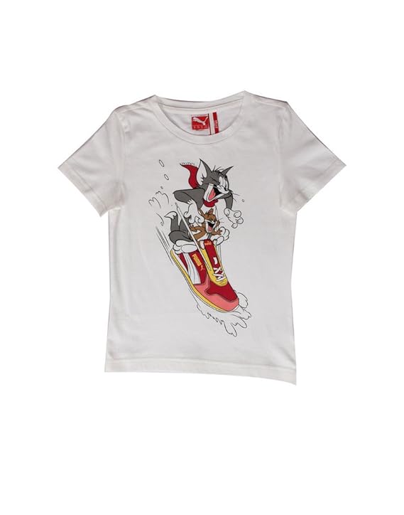 Puma Tom & Jerry Women's Tee White