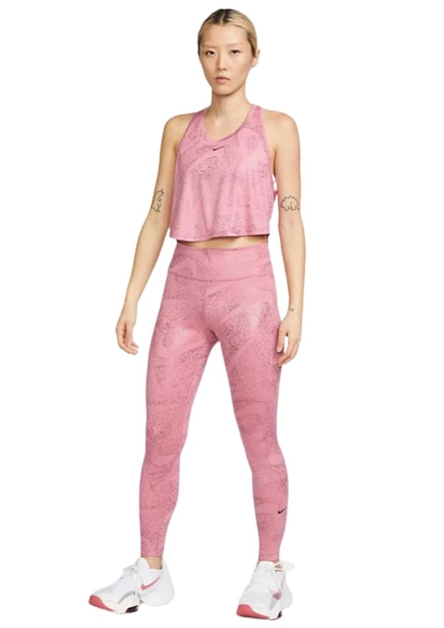 Nike One Dri-FIT Mid-Rise All-Over Print Tights