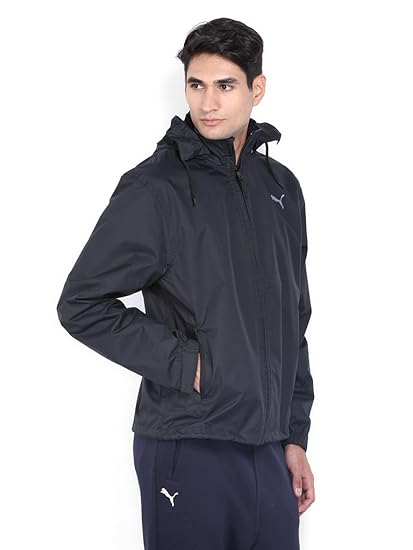 Puma Knitted Hooded Jacket Black