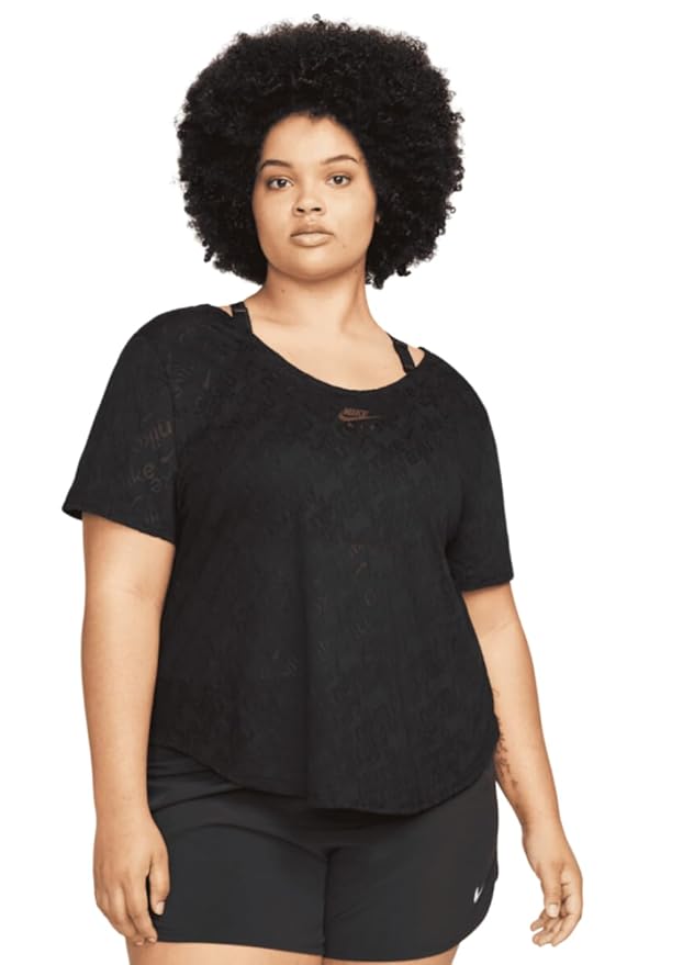 Nike Women's Dri-FIT Air Short-Sleeve Training Top Plus