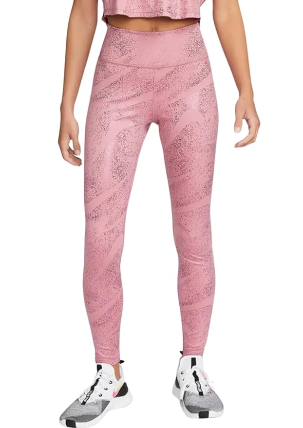 Nike One Dri-FIT Mid-Rise All-Over Print Tights