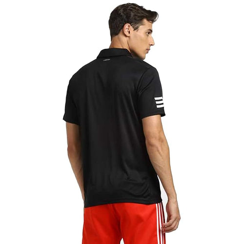 Adidas Men Polo Neck Short Sleeve Printed T-Shirt