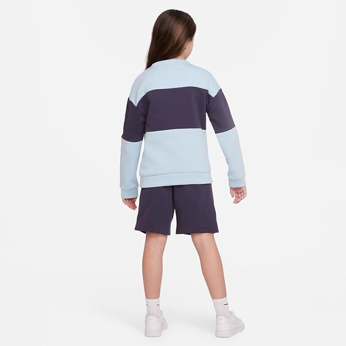 Nike Sportswear Kids' French Terry Crewneck and Shorts Set