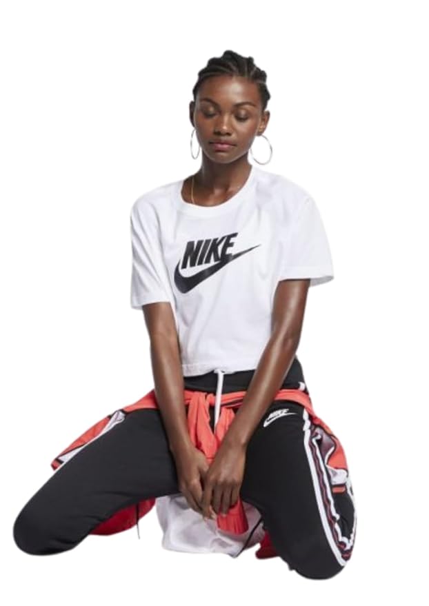 Nike AS Women's Sportswear Essential Cropped Icon Futura Tee